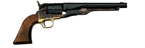 Pietta™ 1860 Army Black Powder Revolver Pistol - .44 Caliber 8" Blued Barrel - CAS44