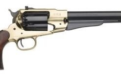 Pietta™ 1858 Steel Remington Texas Black Powder Target Revolver - .44 Caliber 5.5" Barrel Brass Frame w/ Blued Barrel - RGBT44