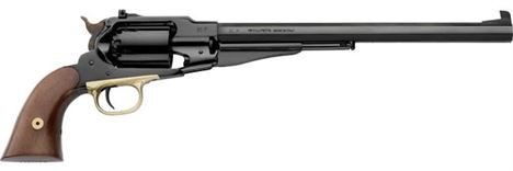 Pietta™ 1858 Steel Remington Texas Black Powder Target Revolver - .44 Caliber 12" Barrel Steel Frame w/ Blued Barrel - RGTB44