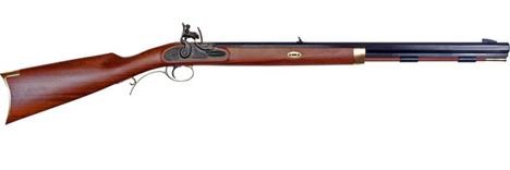 Left Hand .45 Cal Investarm™ Hawken Carbine Rifle - 24" Blued Barrel & Flintlock Ignition - IA4225