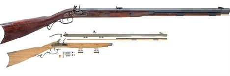Left-Handed .54 Cal Investarm™ Gemmer Hawken Rifle Kit - Flintlock Ignition - IA3424K