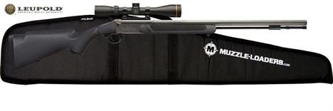Traditions® NitroFire VAPR Muzzleloader Leupold™ Scope Combo - .50 Cal Black & Cerakote™ - CR5-84110440LC
