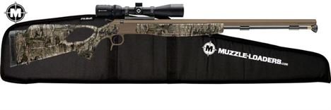 CVA™ Optima V2 LR Thumbhole Genesis® Scope - .50 Cal Nitride/Cerakote™ Patriot Brown 28" Barrel - PR2035NMZ