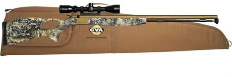 CVA™ Optima V2 LR Thumbhole Konus® Scope - .50 Cal Nitride/Cerakote™ Burnt Bronze 28" Barrel - PR2037NSC