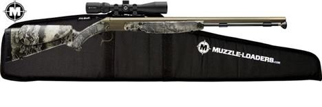 CVA™ Crossfire Muzzleloader 3-9x40mm Scope Combo - .50 Cal. Nitride & Cerakote™ Barrel - CR3804NMZ